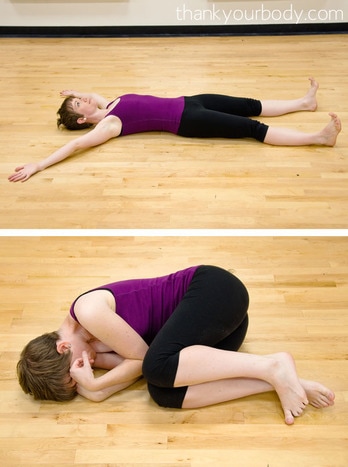 Relaxing Wall Yoga Sequence